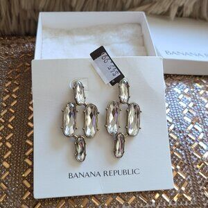 Banana Republic Rhinestone Drop Earrings - PRICE DROP